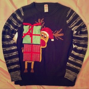 Reindeer Gifts Xmas Sweater